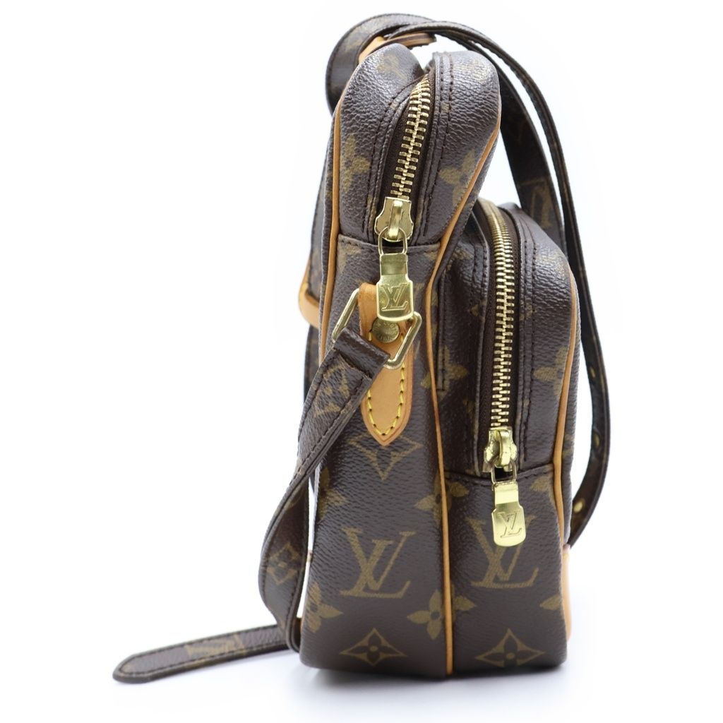 Louis Vuitton Monogram Amazon Mini Shoulder Bag Brown Leather Gold — view 3