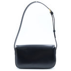 Celine Triomphe Shoulder Bag Black Shiny Calfskin Gold — view 2