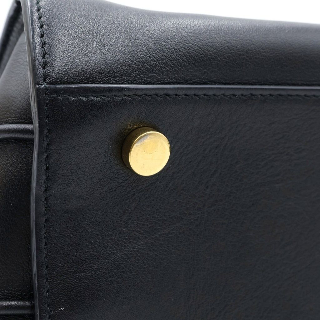 Saint Laurent Paris Sac Dejour Nano 2-Way Shoulder Bag Black Leather Gold — view 6