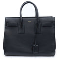 Saint Laurent Paris Sac Dejour Nano 2-Way Shoulder Bag Black Leather Gold