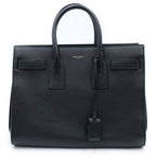 Saint Laurent Paris Sac Dejour Nano 2-Way Shoulder Bag Black Leather Gold