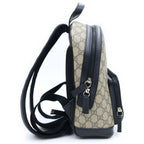 Gucci GG Supreme Backpack Black Beige Leather — view 3