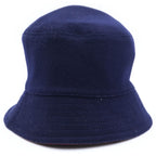 Louis Vuitton Chapeau Monogram Record Wool Cotton Reversible Bucket Hat Navy — view 2