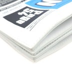 Louis Vuitton Newspaper Clutch White Leather Silver — view 6