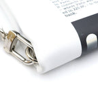 Louis Vuitton Newspaper Clutch White Leather Silver — view 5