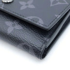 Louis Vuitton Monogram Eclipse Victor Wallet Compact Trifold Black Leather — view 5