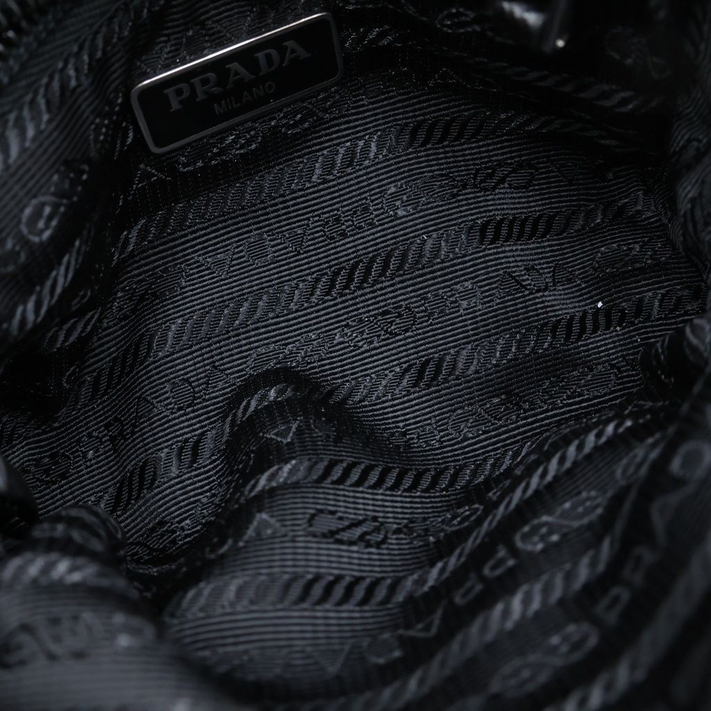Prada Re-Nylon Micro Pouch Black — view 8