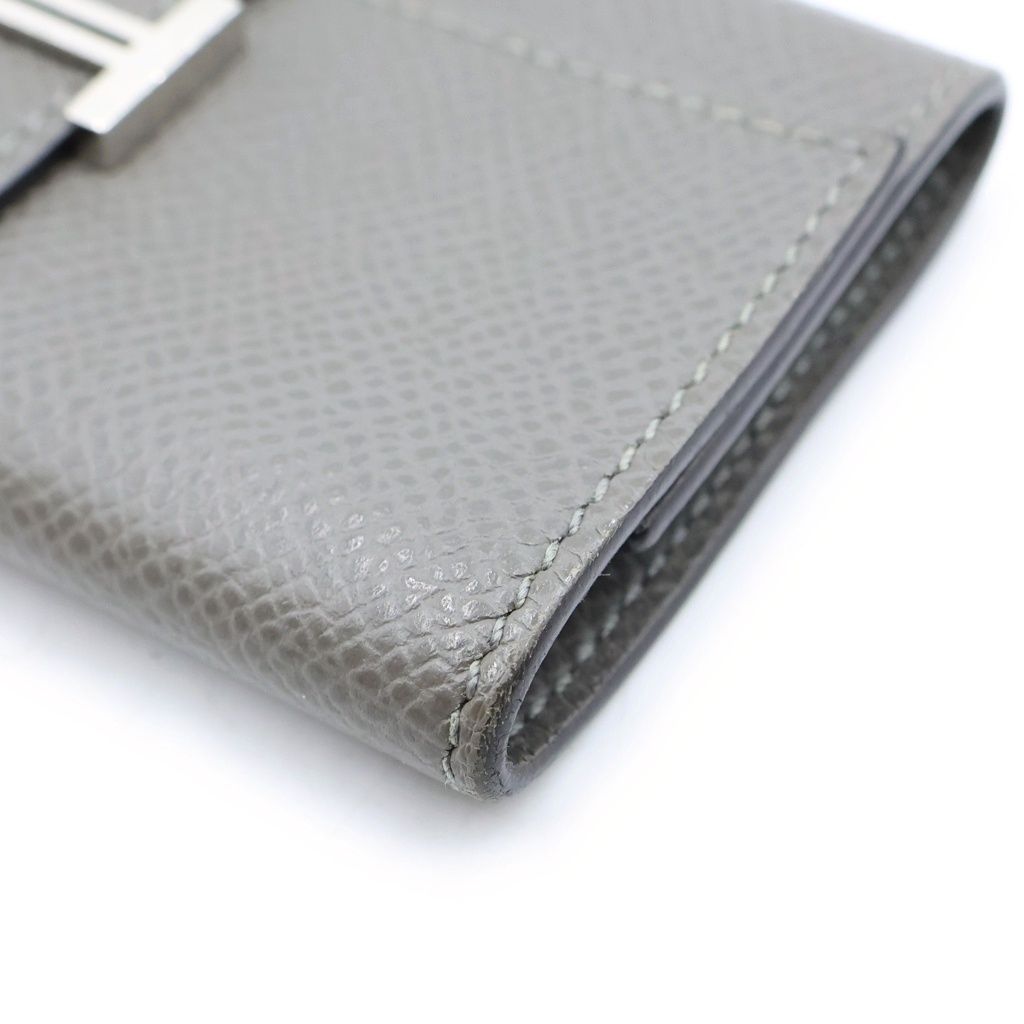 Hermes Bearn Key Case Silver Gray Key Holder — view 4