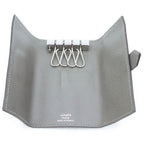 Hermes Bearn Key Case Silver Gray Key Holder — view 6
