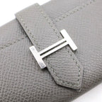 Hermes Bearn Key Case Silver Gray Key Holder — view 5