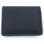 Prada Triangle Logo Compact Wallet Bifold Black Tessuto Nylon — view 2