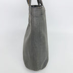 Fendi Nubuck FF Chain Tote Bag Leather Gray Gold Vintage — view 7
