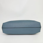 Loewe Flamenco Knot Hobo Shoulder Bag Leather Blue Vintage — view 8