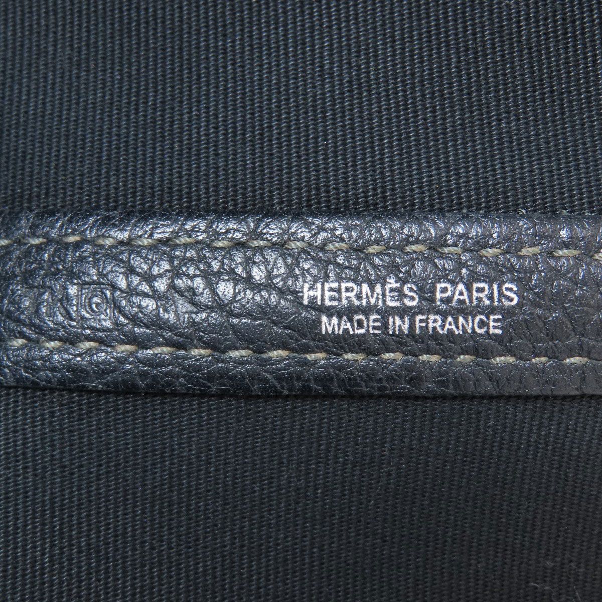 Hermes Garden Party PM Tote Bag Toile Officier Buffalo — view 6