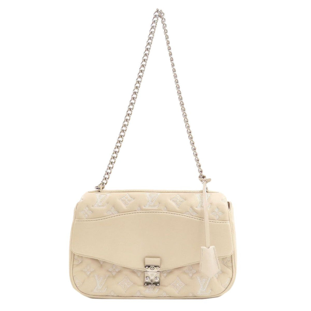 Louis Vuitton Pochette Monogram Chain Shoulder Bag Calfskin