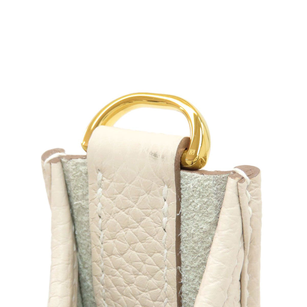 Hermes Evelyne 3 23 Craie Gold Shoulder Bag Taurillon — view 8