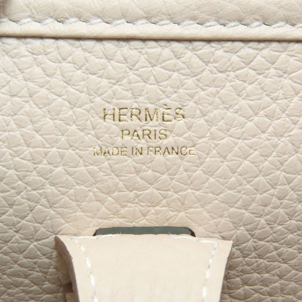 Hermes Evelyne 3 23 Craie Gold Shoulder Bag Taurillon — view 6