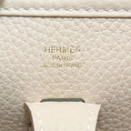 Hermes Evelyne 3 23 Craie Gold Shoulder Bag Taurillon — view 6