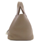 Hermes Picotin Lock PM Etopes Silver Handbag Taurillon — view 3