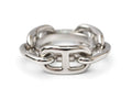 Hermes Scarf Ring Holder Chaine D'ancre Silver
