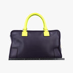 Loewe Amazona 36 Purple Fluorescent Yellow Leather — view 2