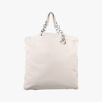 Dior Cannage Soft Shopping White Lambskin
