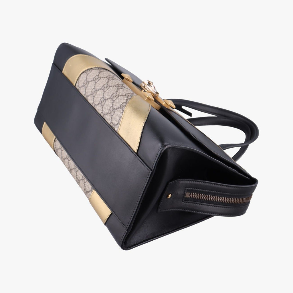Gucci Ojiride Beige Black Multicolor Leather — view 4