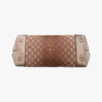 Gucci Heartbit Charm Gold Canvas Leather Keychain — view 3