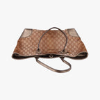 Gucci Heartbit Charm Gold Canvas Leather Keychain — view 8