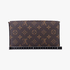Louis Vuitton Lovelock Pochette Felicie Brown Fuchsia Monogram — view 2