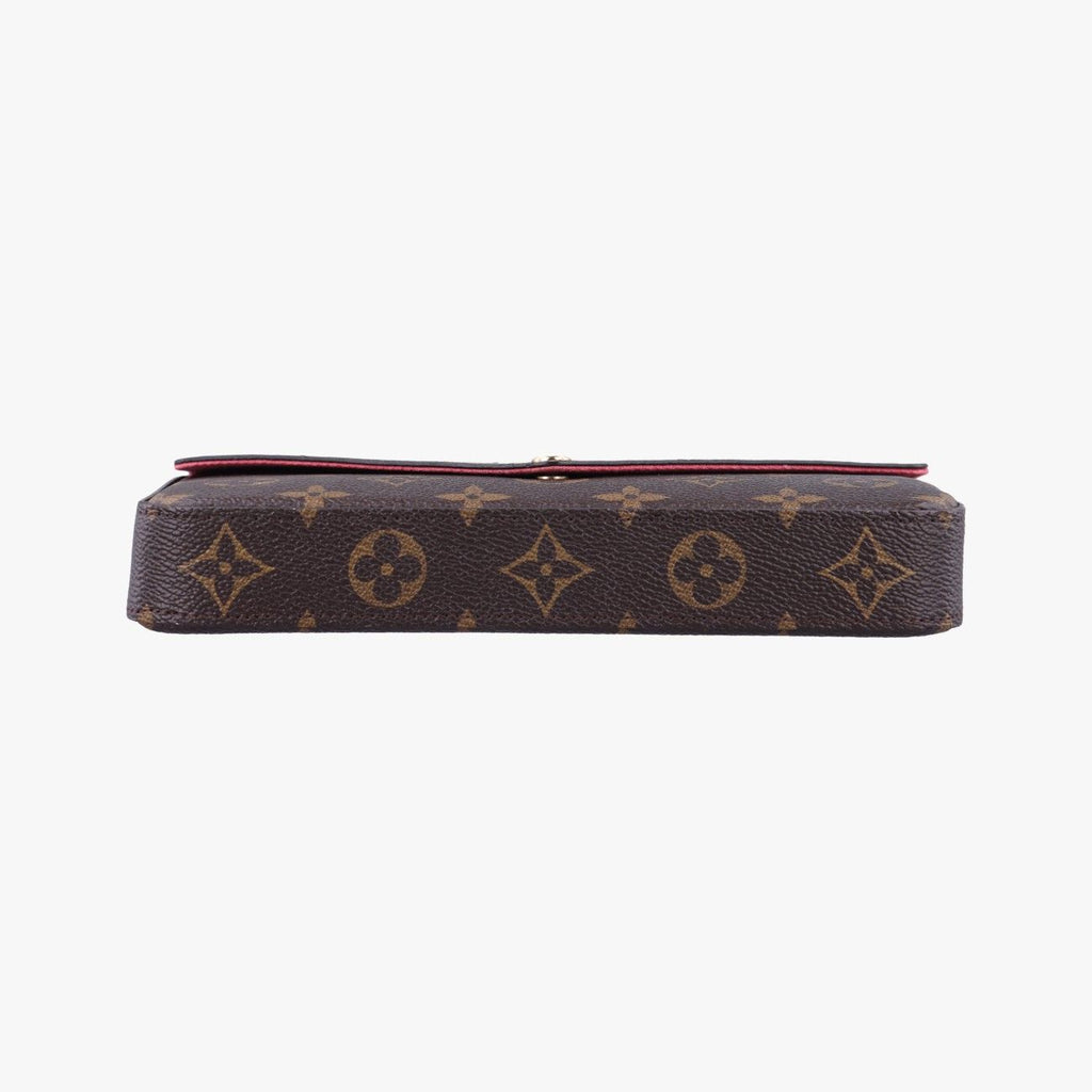 Louis Vuitton Lovelock Pochette Felicie Brown Fuchsia Monogram — view 3