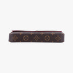 Louis Vuitton Lovelock Pochette Felicie Brown Fuchsia Monogram — view 3