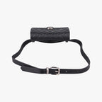 Chanel Quilted 2.55 Black Leather Handbag — view 8