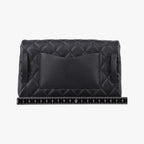 Chanel Quilted 2.55 Black Leather Handbag — view 2