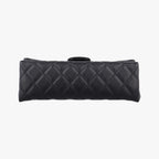Chanel Quilted 2.55 Black Leather Handbag — view 3