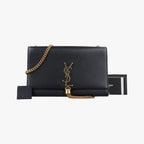 Saint Laurent Kate Black Leather
