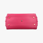 Saint Laurent Sac de Jour Small Rose Red Leather Handbag — view 3