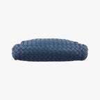 Bottega Veneta Nodini Intrecciato Blue Lambskin — view 3
