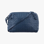 Bottega Veneta Nodini Intrecciato Blue Lambskin