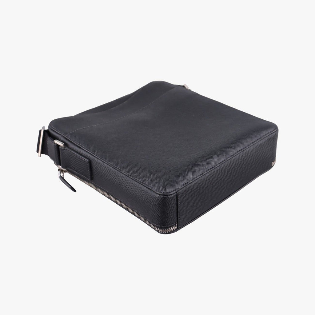 Prada Messenger Black Saffiano Leather — view 7