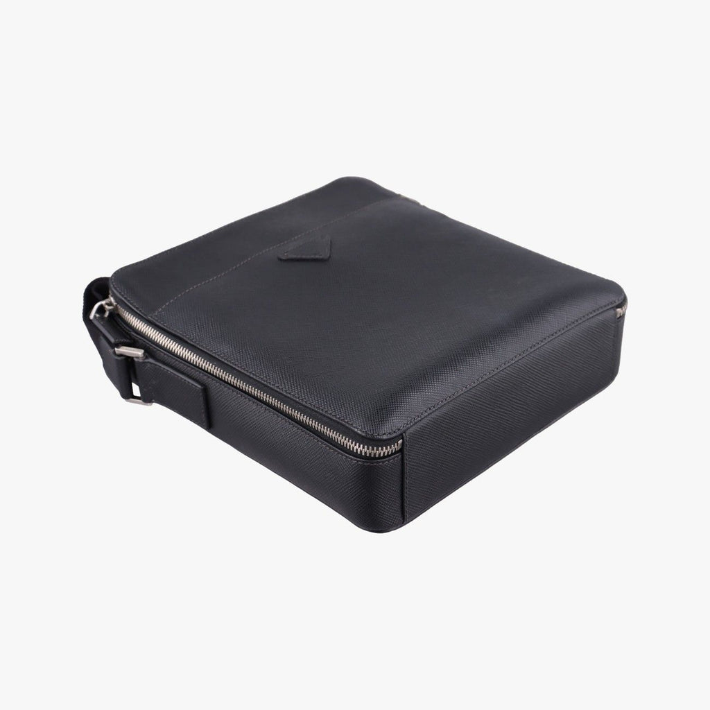 Prada Messenger Black Saffiano Leather — view 5