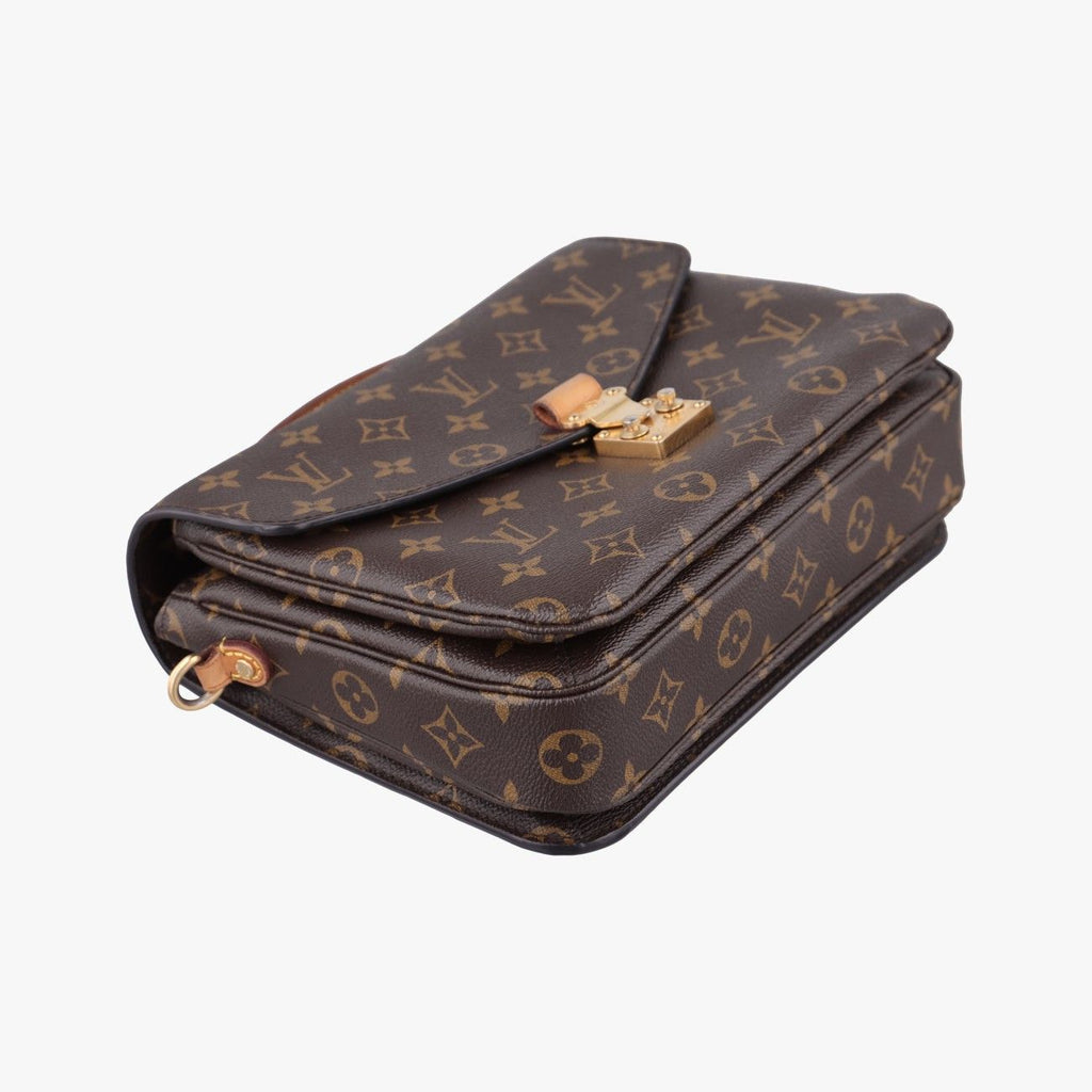 Louis Vuitton Pochette Metis MM Monogram Brown Canvas Handbag — view 5