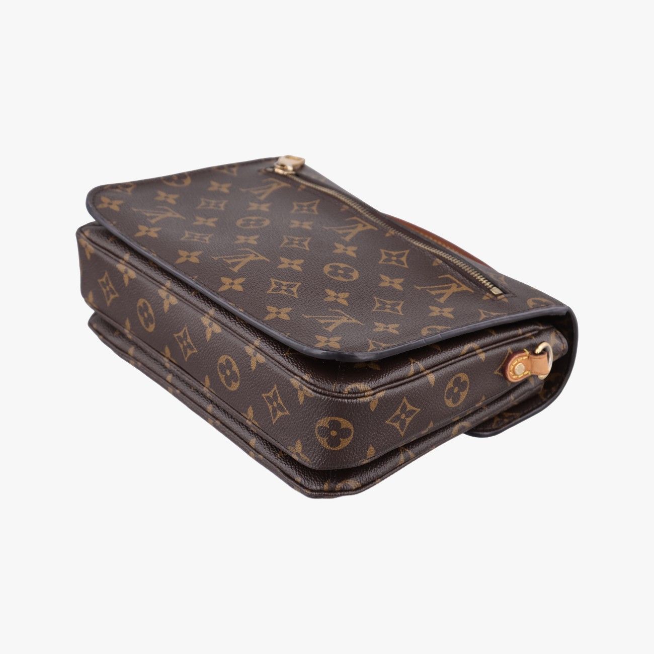 Louis Vuitton Pochette Metis MM Monogram Brown Canvas Handbag — view 6