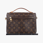 Louis Vuitton Pochette Metis MM Monogram Brown Canvas Handbag — view 2