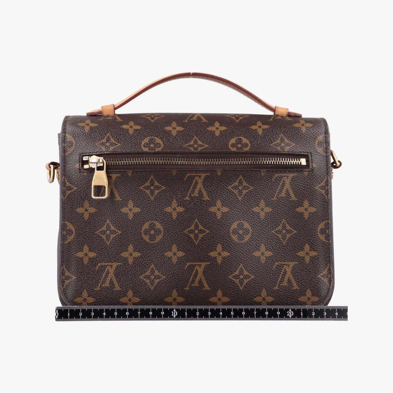 Louis Vuitton Pochette Metis MM Monogram Brown Canvas Handbag — view 2