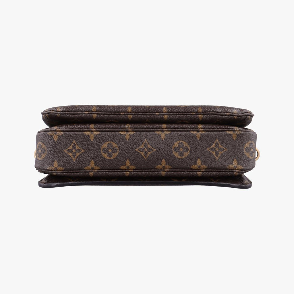 Louis Vuitton Pochette Metis MM Monogram Brown Canvas Handbag — view 3