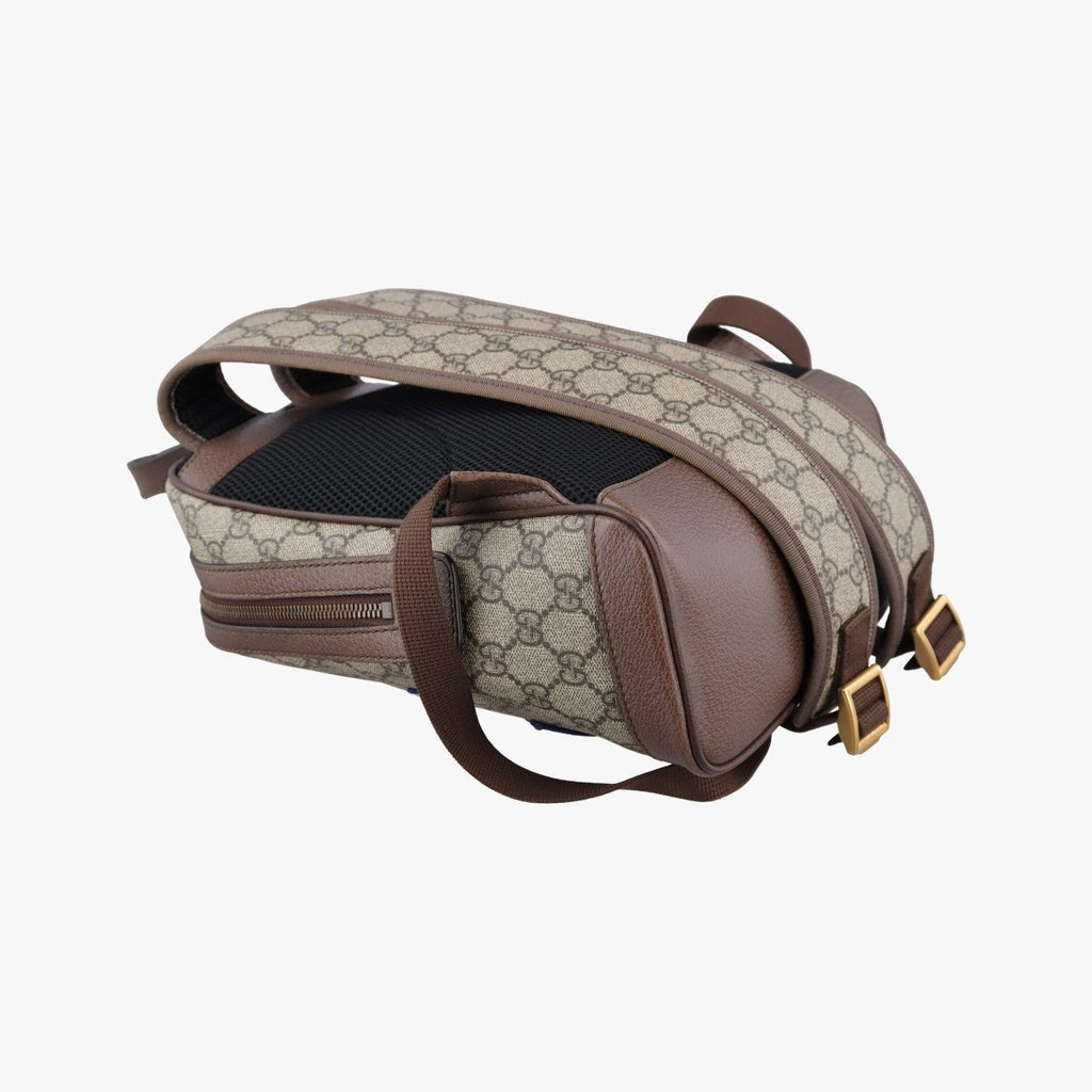 Gucci Three Little Pigs Brown Multicolor Backpack — view 7