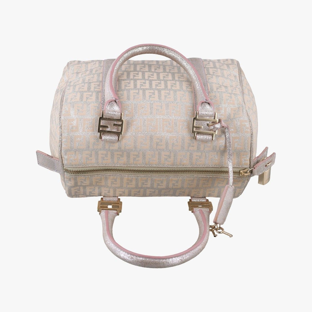 Fendi Sequin Yellow Gradient Pink Canvas — view 8