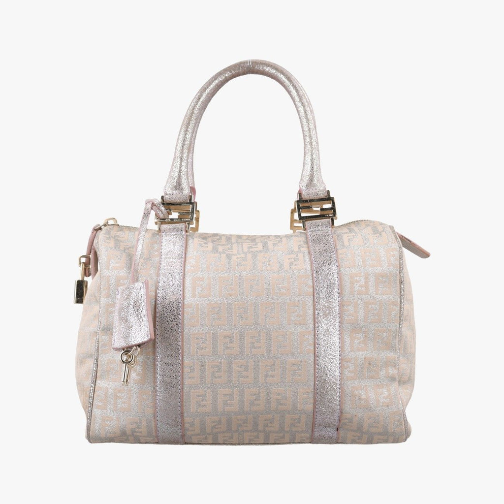 Fendi Sequin Yellow Gradient Pink Canvas