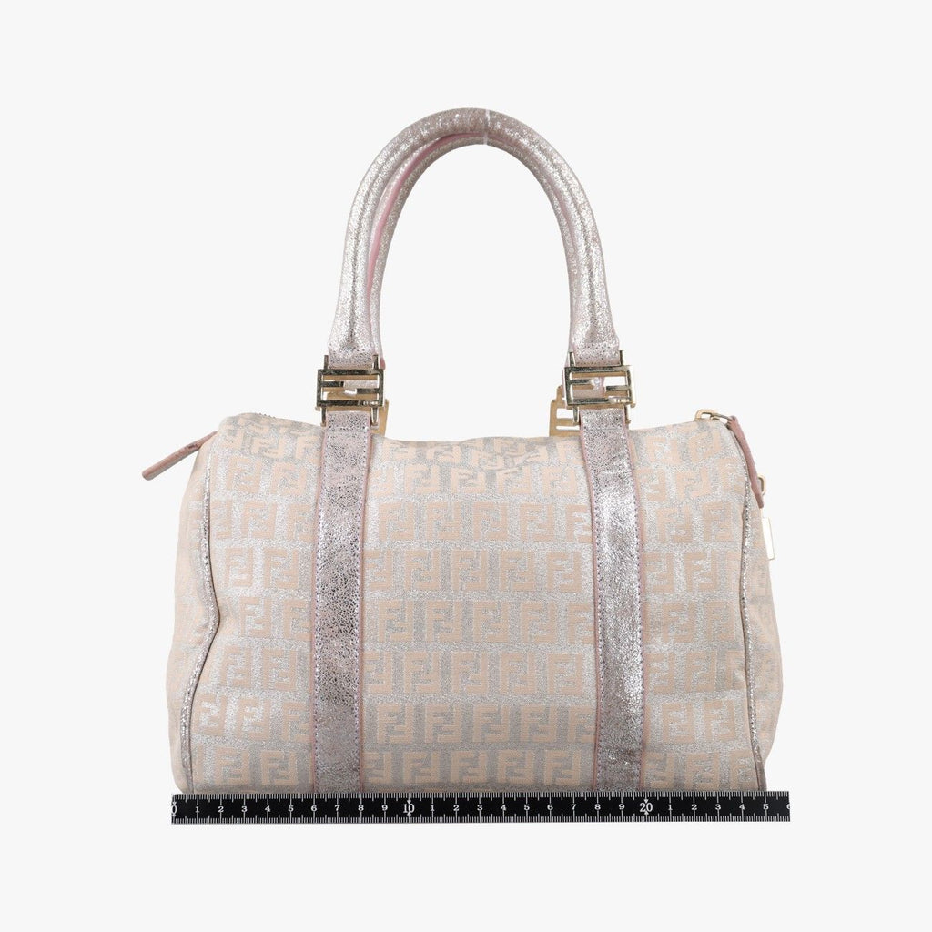 Fendi Sequin Yellow Gradient Pink Canvas — view 2